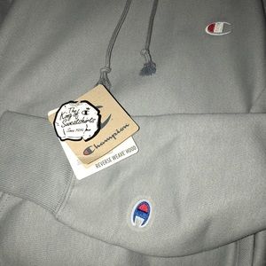 Champion Reverse Weave Hoodie Gray XS